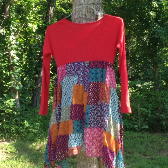 Red flower dress - Picture 5 of 5